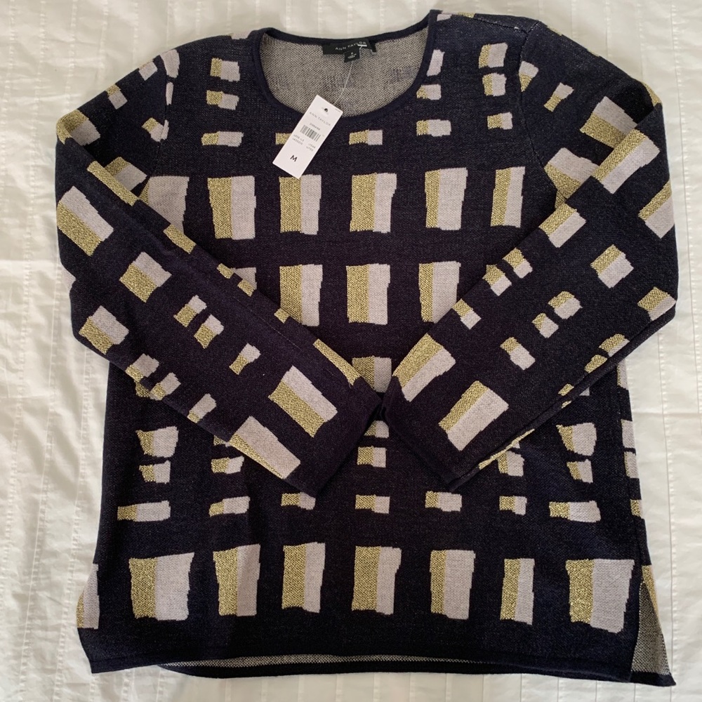 Patterned Ann Taylor Sweater